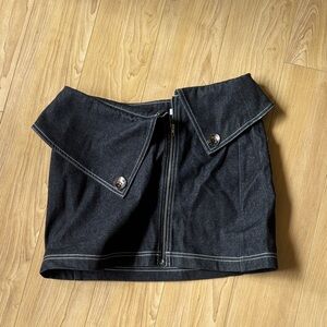 Jackie Mini Denim Skirt